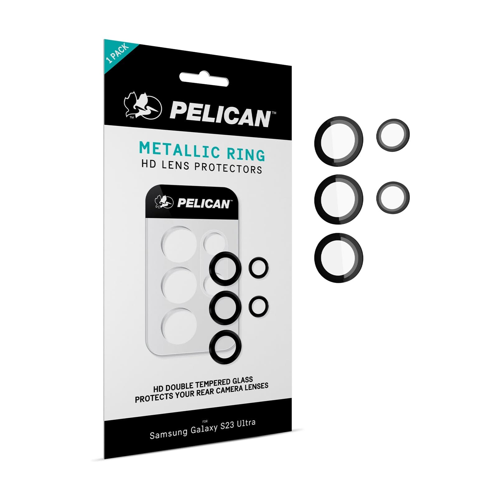 Pelican Aluminum Ring Lens Protectors - Galaxy S23 Ultra