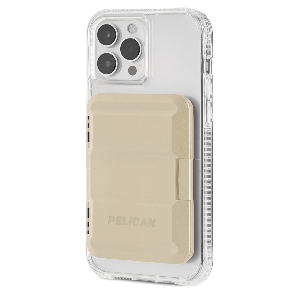 Pelican Protector MagSafe Wallet Phone Cases Desert Tan