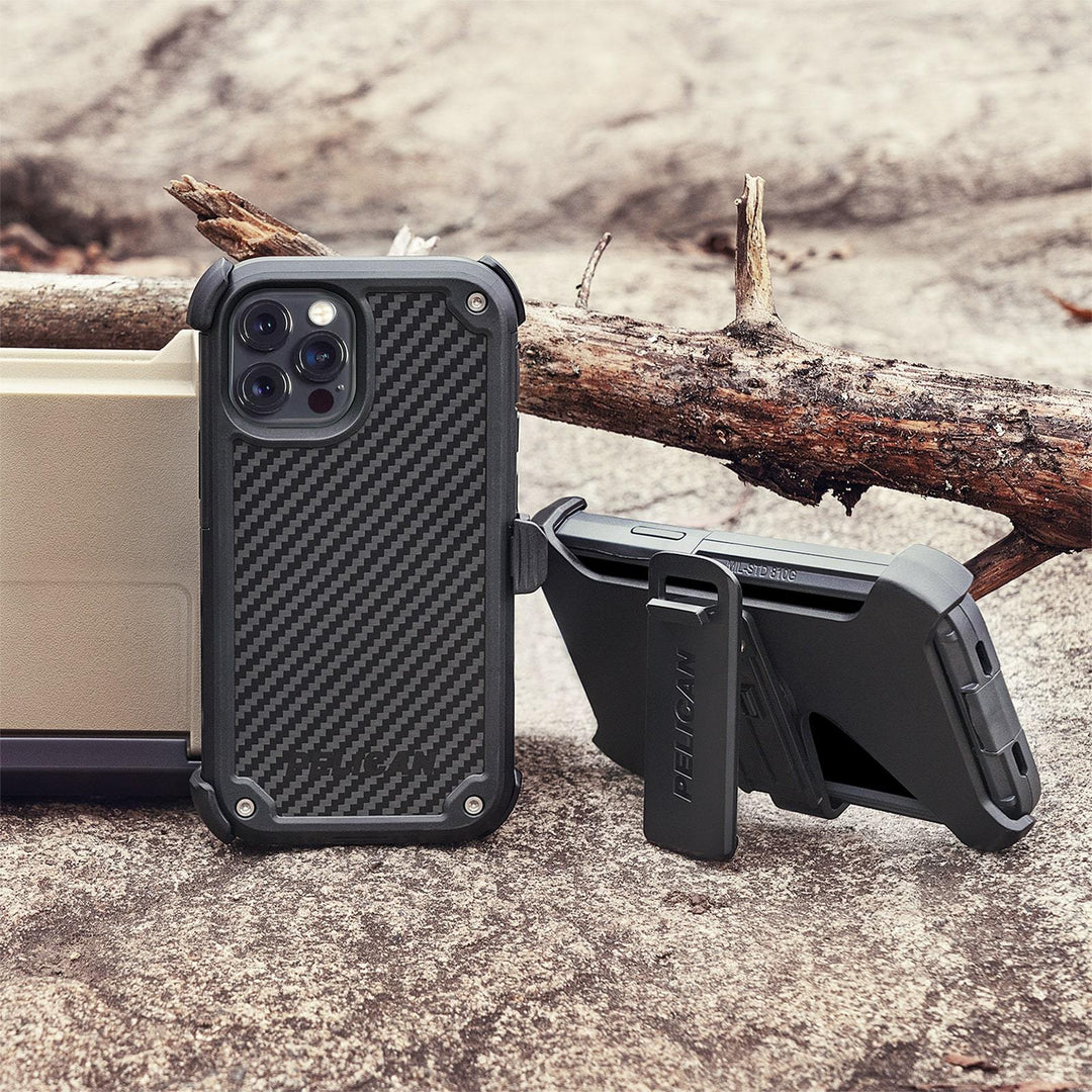 Pelican Shield Carbon iPhone 13 Pro Phone Case Case-Mate